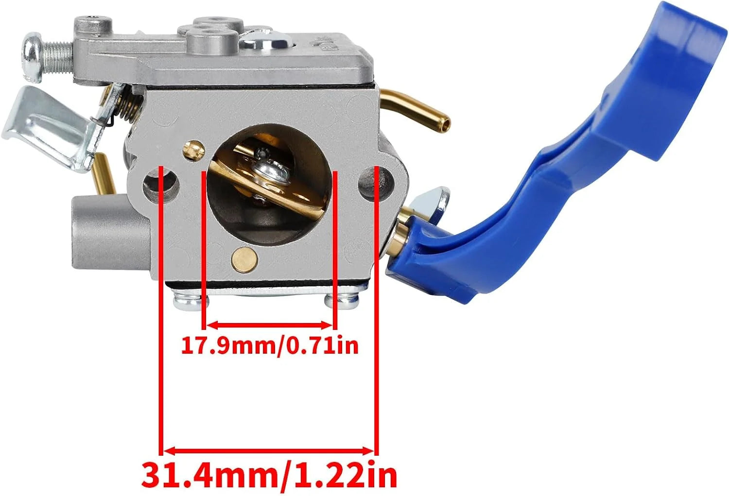Lumi Discount Carburetor for Husqvarna 125B Blower 125BX 125BVX 590460102 545081811 Handheld Leaf Blower with 125B Tune UP Kit 545109601 Airbox - Image 3
