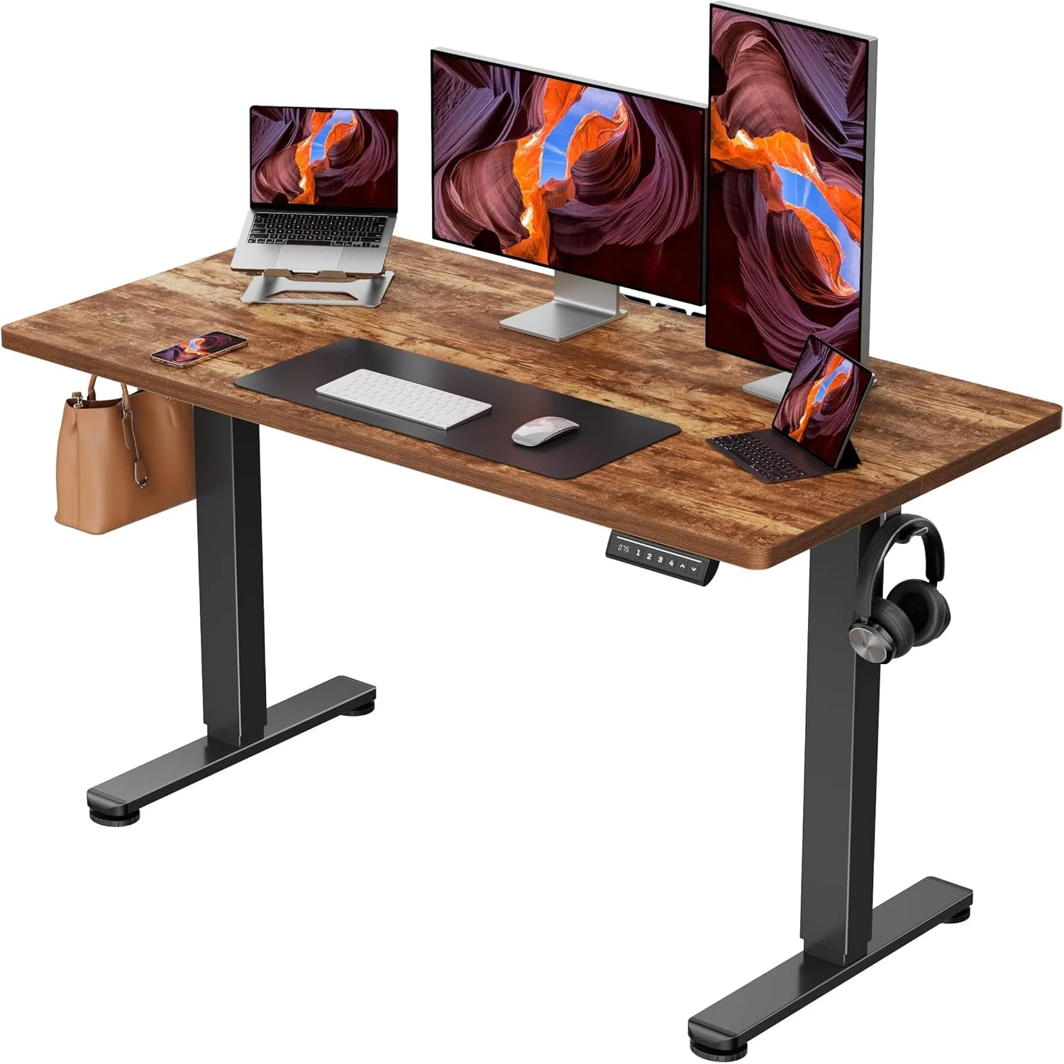 Discount Height Adjustable Electric Standing Desk, 48 x 24 Inches Sit Stand up Desk - Image 26