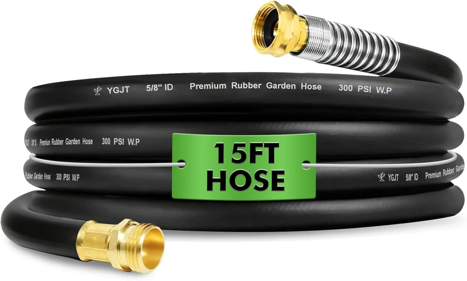 Lumi Discount Duty Garden Hose 75FT x 5/8, 300psi Working, 1100psi Burst