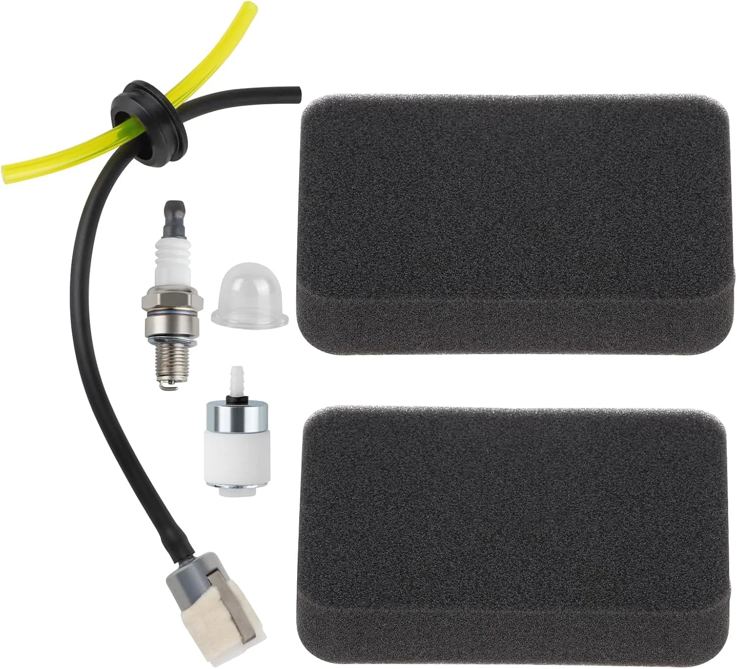 Discount 150BT Air Filter Fuel Line Kit for Husqvarna 150BT 350BT 560BTS 150BF 350BF 560BFS Backpack Blower Parts 150 BT Spark Plug Fuel Filter