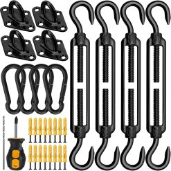 Discount Shade Sail Hardware Kit 6 Inch for Rectangle & Triangle Shade Sail Install