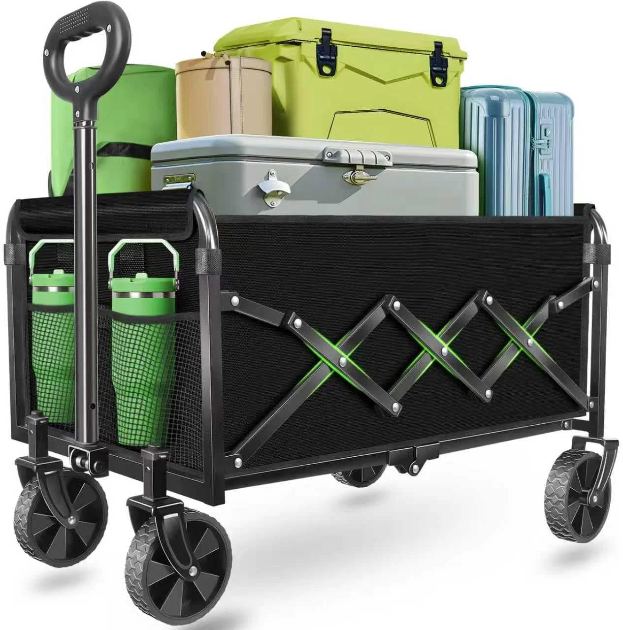 Discount Collapsible Wagons Carts Foldable, 500LBS Heavy Duty Wagon Cart Foldable - Image 6