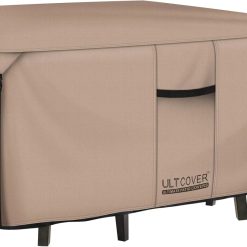 Discount ULTCOVER Square Patio Heavy Duty Table Cover " 600D Tough Canvas Waterproof Outdoor Dining Table and Chairs General Purpose Furniture Cover Size