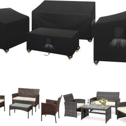 Alternative view of Discount SIRUITON 4-Piece Patio Furniture Covers Waterproof