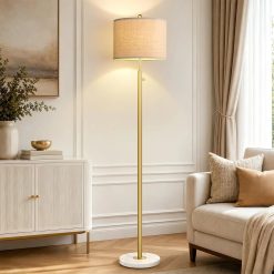 Discount Nintiue Dimmable Gold Floor Lamp