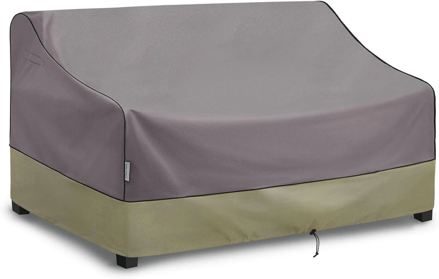 Lumi Discount Outdoor Patio Sofa Covers 88 x 40 x 33 inch Waterproof Grey - Image 3