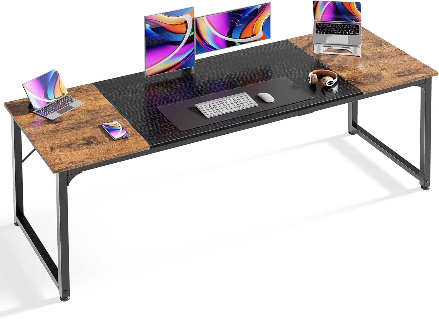 Lumi Discount Computer Desk, 55 Inch Home Office Desk - Image 19