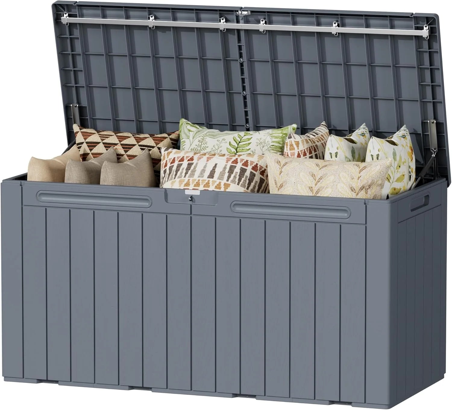 Discount Devoko 100 Gallon Waterproof Resin Deck Box, Large Outdoor Storage Box - Image 7