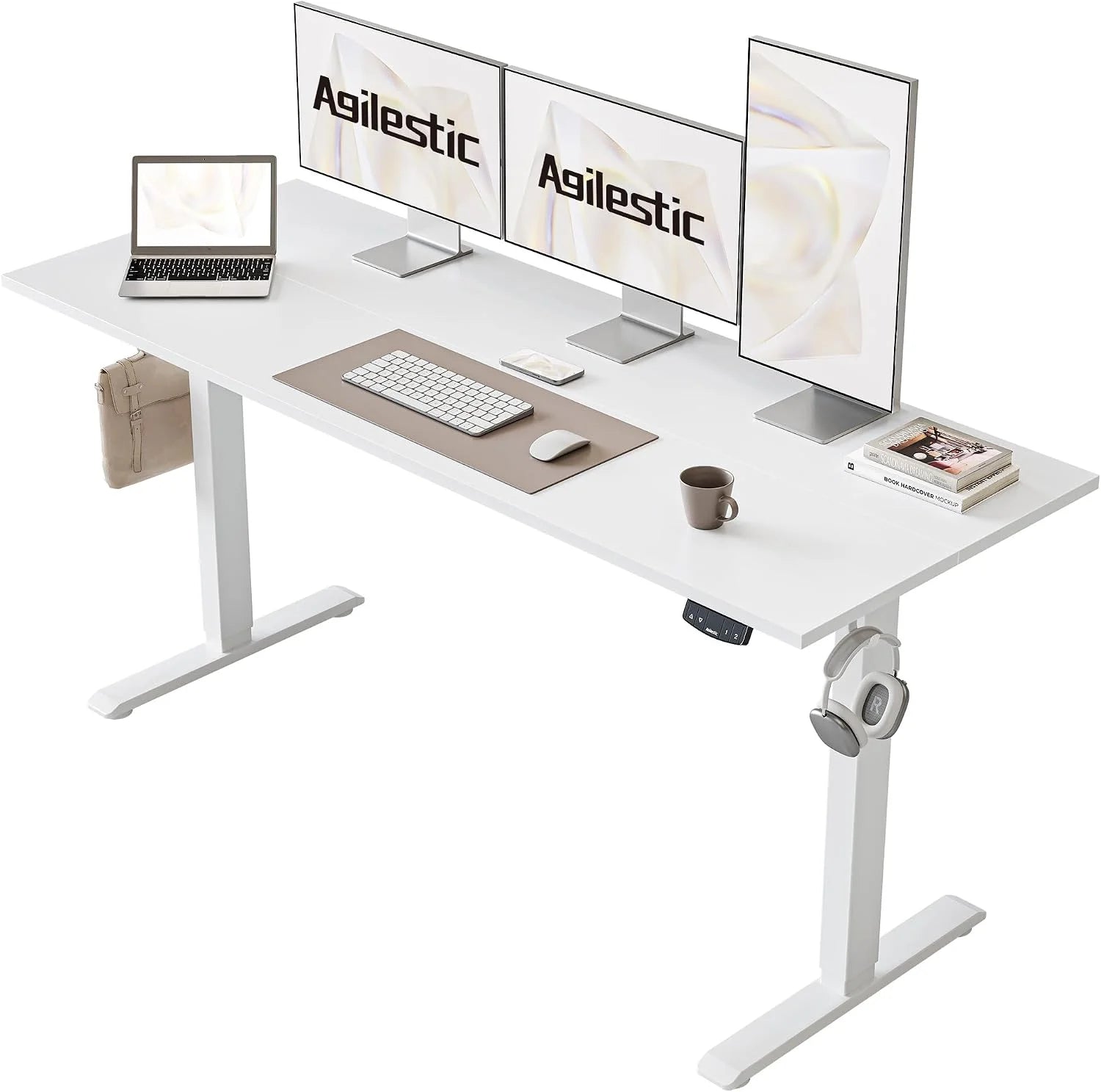Lumi Discount Electric Standing Desk, 48 x 24 Inches Height Adjustable Desk - Image 27