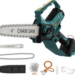 Alternative view of Lumi Discount Chainsaw for Milwaukee Battery, 8-Inch and 6-Inch 2-in-1 Cordless Electric Chainsaw with Brushless Motor and Auto-Oiler