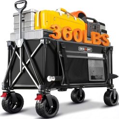 Alternative view of Discount Ultra Compact Collapsible Wagon Cart, Lightweight Foldable Wagon with All Terrain Wheels
