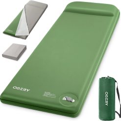 Discount Self-Inflating Sleeping Pad with Built-in Foot Pump, 3 Memory Camping Mattress Pad, Quiet & 9.5 R-Value Insulated