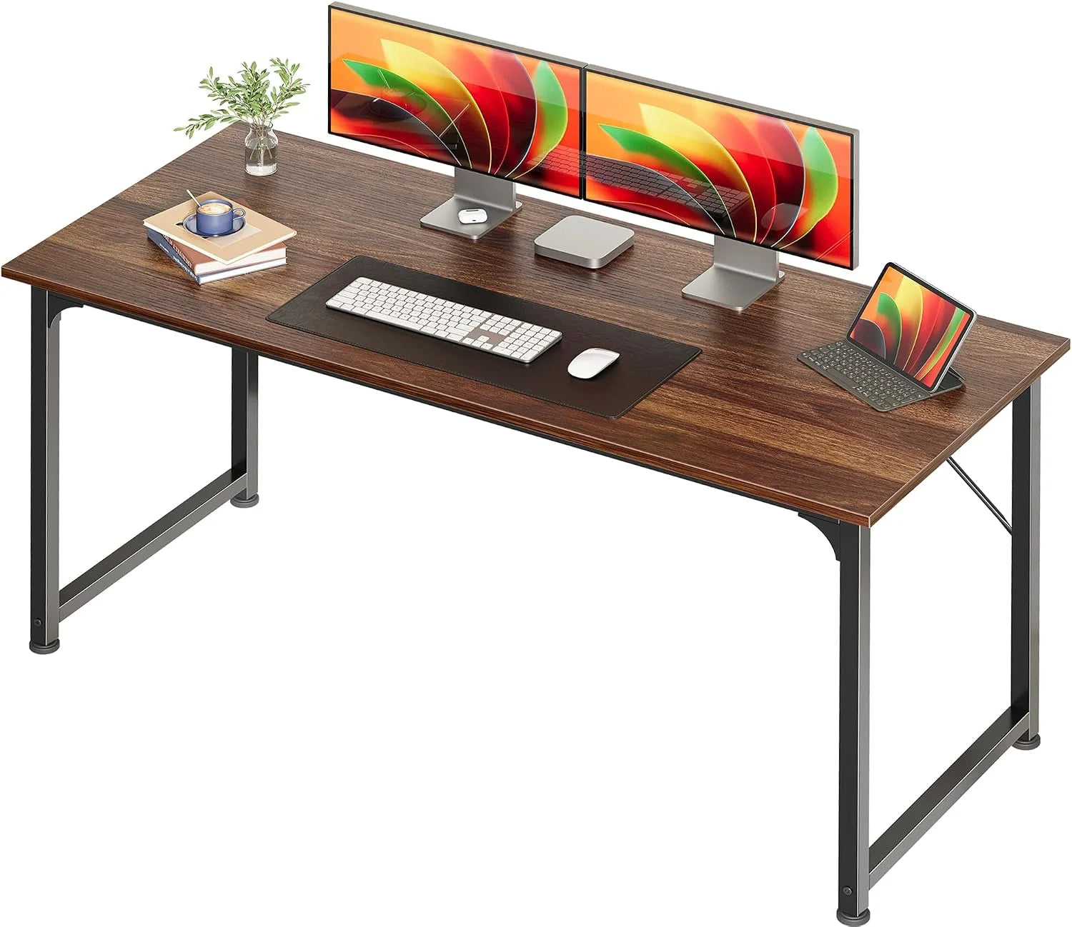 Lumi Discount Computer Desk, 55 Inch Home Office Desk - Image 24