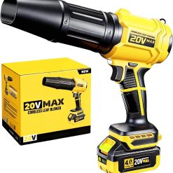 Lumi Discount Leaf Blower for DEWALT 20V Max Battery, 720-CFM 180-MPH Handheld Electric Brushless Dust Blower with Light " For Yard Cleanup