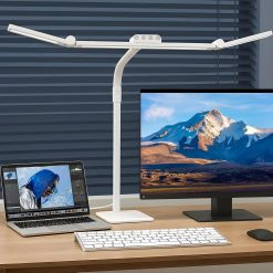 Discount Galnolt LED Desk Lamp for Home Office with Base, Dimmable