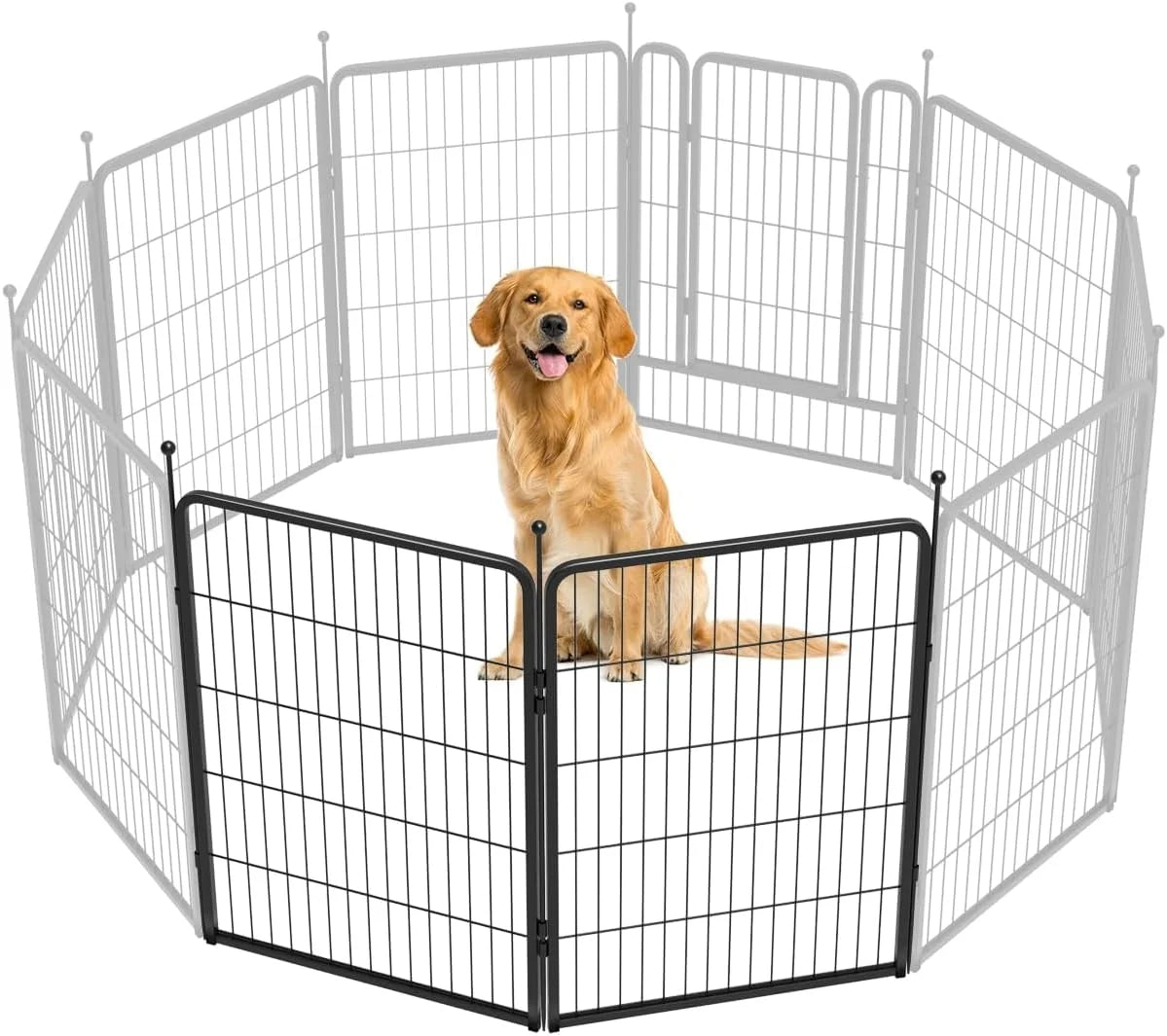 Discount Rollick Dog Playpen, Indoor, 24 H, 8 Panels - Image 94
