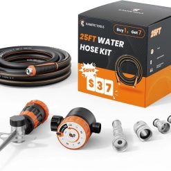 Alternative view of Lumi Discount Garden Hose 5/8, Water Hose Heavy Duty, 100ft Male to Female Fittings, Burst 600 PSI