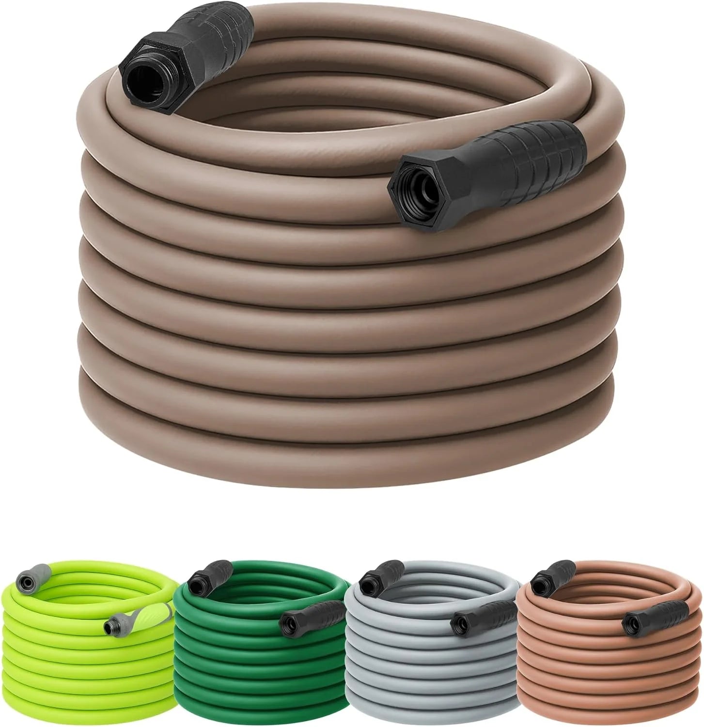 Lumi Discount Garden Hose 5/8 in. x 100 ft., Lightweight All-Weather Water Hose, Durable and Flexible, Leak-Free Connections - Image 33