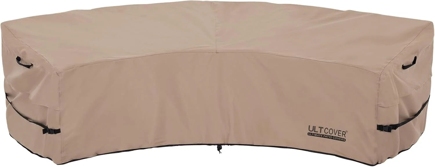 Discount ULTCOVER Patio L-Shaped Left Facing Sofa Cover Waterproof for 6-Seater Outdoor Sectional Furniture Couch 85" (Left Side) x 110" - Image 2