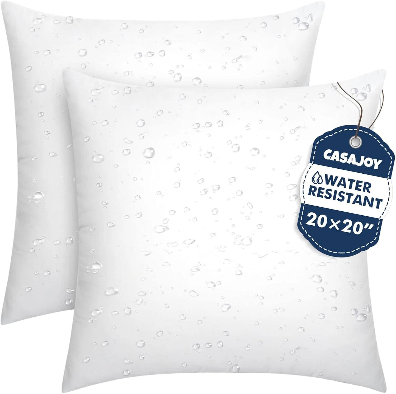 Lumi Discount CASAJOY Set of 2 12×20 Outdoor Pillows,Water Resistant Lumbar Pillow Insert - Image 7