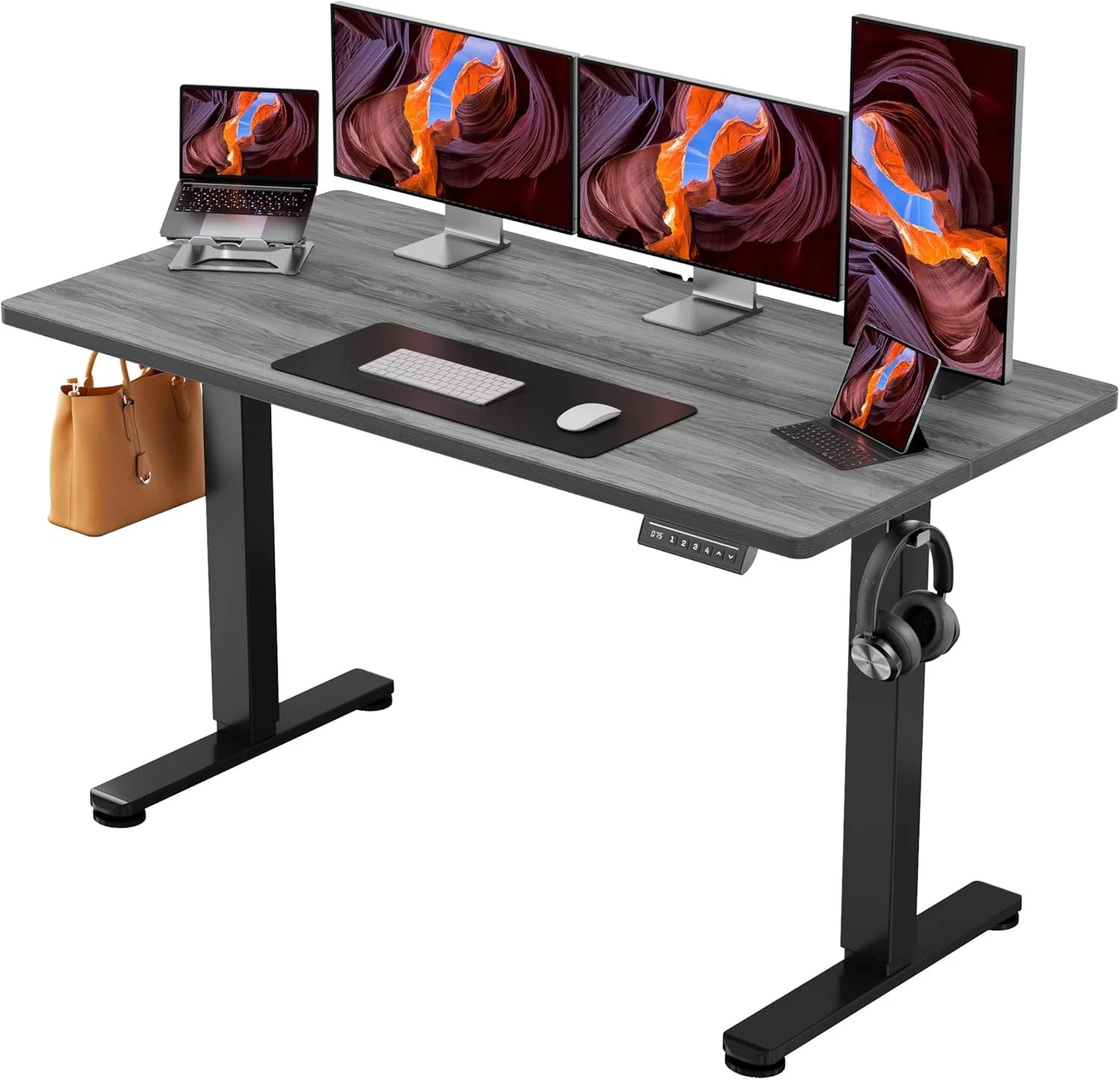 Discount Height Adjustable Electric Standing Desk, 48 x 24 Inches Sit Stand up Desk - Image 42