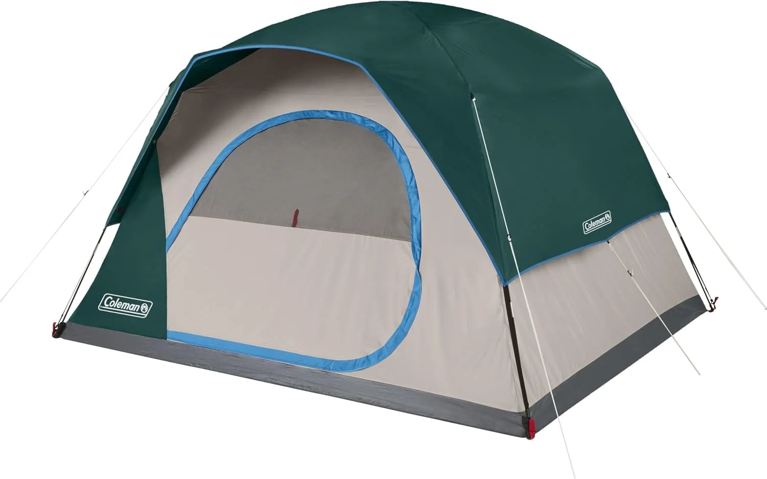 Lumi Discount Coleman Skydome Camping Tent with 5 Minute Setup, 2/4/6/8 Person Weatherproof Tent with Rainfly & Carry Bag - Image 8