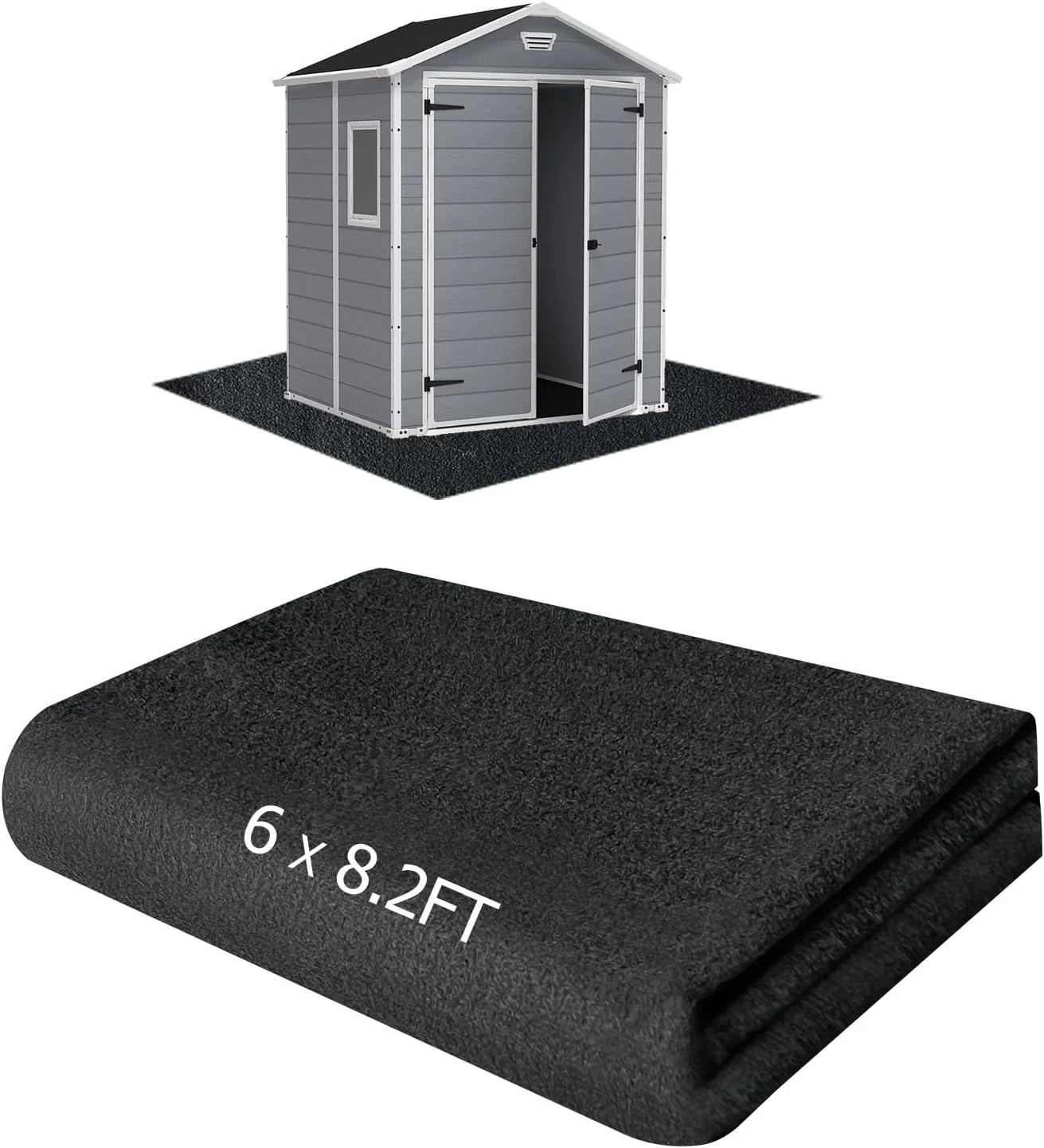 Lumi Discount 6x4FT Outdoor Storage Shed Floor Mat, Tent Carpet for Camping Furniture - Image 4