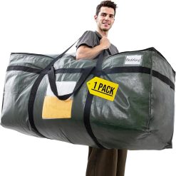 Discount TAILI 2 Pack 69 Gallon Extra Large Storage Bags with Visible Window,Blue