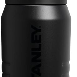 Lumi Discount IceFlow 2.0 Flip Straw Jug with Handle 64 oz, Twist On Lid and Flip Up Straw, Black 2.0