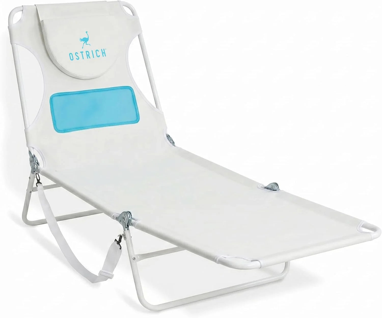Discount Ladies Comfort Lounger with Chest Support, Foldable and Portable Reclining Outdoor Patio Beach Lawn Camping - Image 8