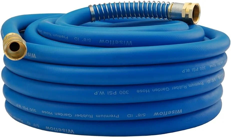 Lumi Discount Garden Hose 50FT x 3/4, Heavy Duty Rubber Hose, 1200PSI Burst, 300PSI Working for Yard - Image 2