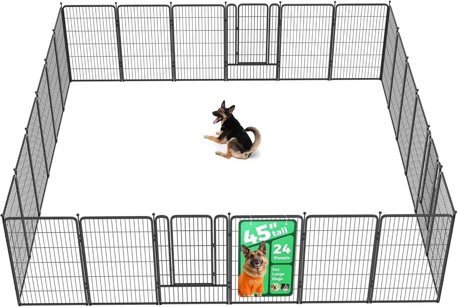 Discount Rollick Dog Playpen, Indoor, 24 H, 8 Panels - Image 28