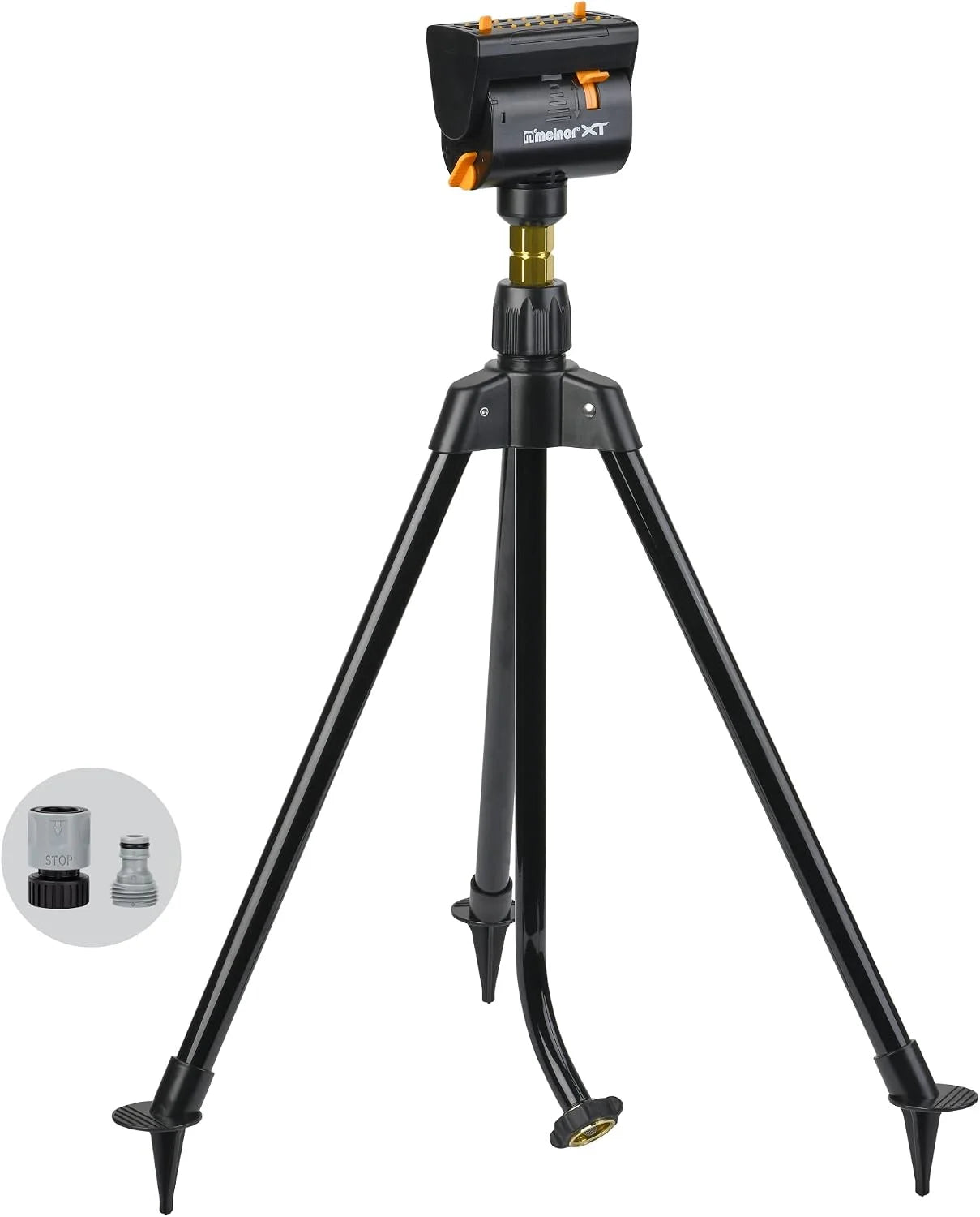Lumi Discount Melnor 65178AMZ MiniMax Turbo Oscillating Sprinkler on Tripod, 4000 sq. ft., 4-Way Adjustable - Image 5
