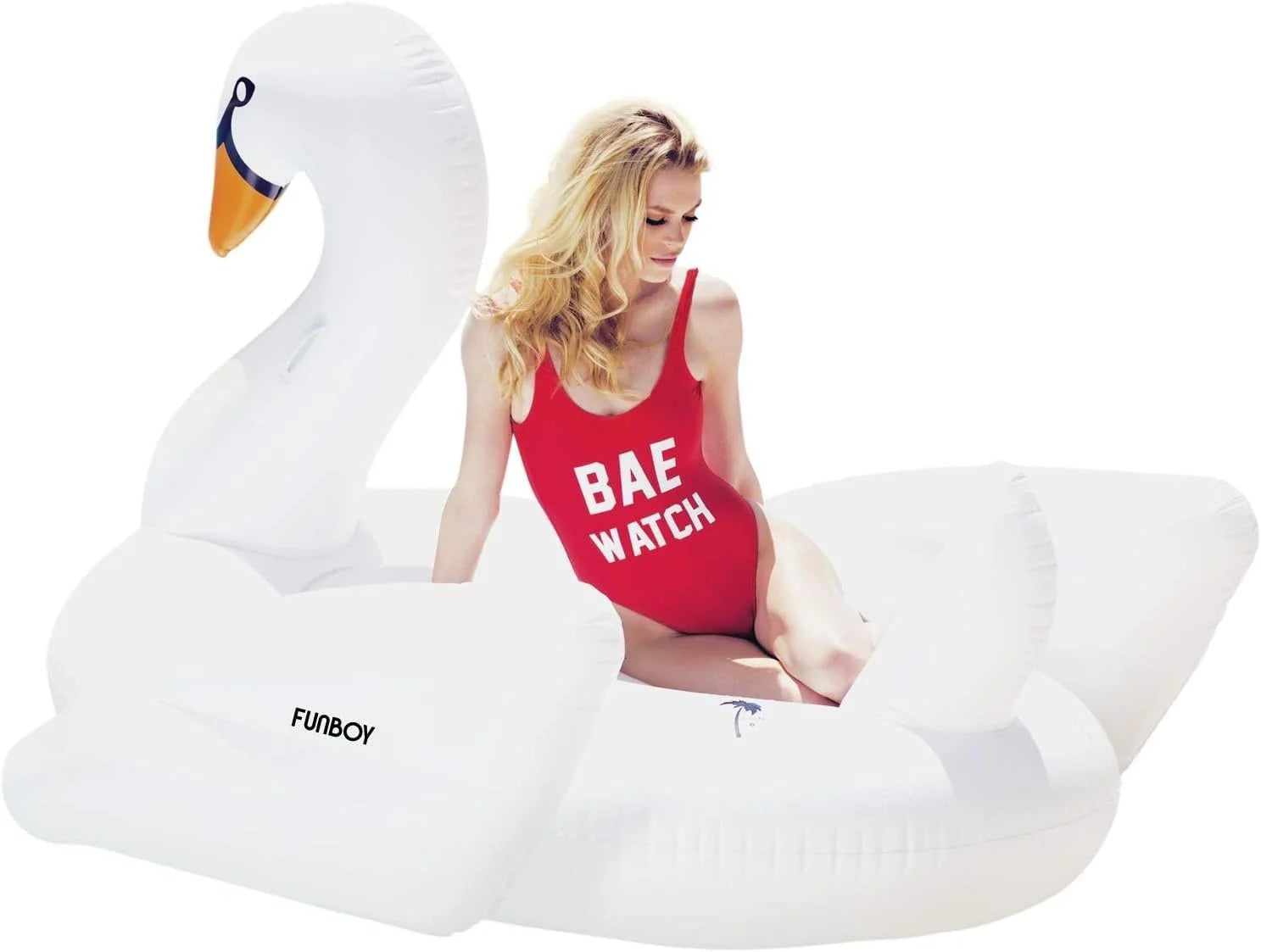 Lumi Discount Giant Inflatable Swan Pool Float, Luxury Float for Summer Pool Parties and Entertainment - Image 5