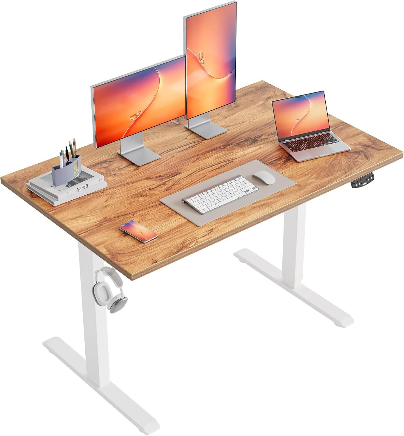 Lumi Discount Electric Standing Desk, 48 x 24 Inches Height Adjustable Desk - Image 22