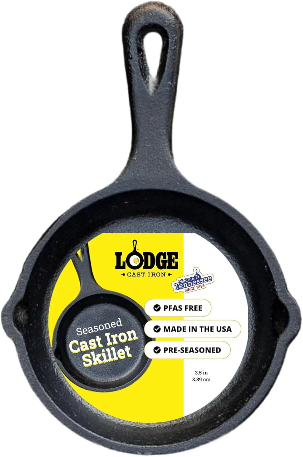 Lumi Discount Seasoned Cast Iron Skillet Set 8, 10.25 & 12 Inches - Image 10