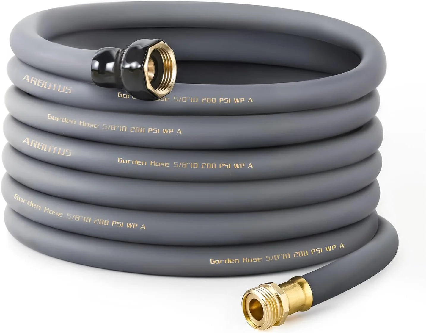 Lumi Discount Garden Hose 5/8 x 100ft, Brass Rubber Heavy Duty Water Hose 600 PSI Burst Pressure - Image 4