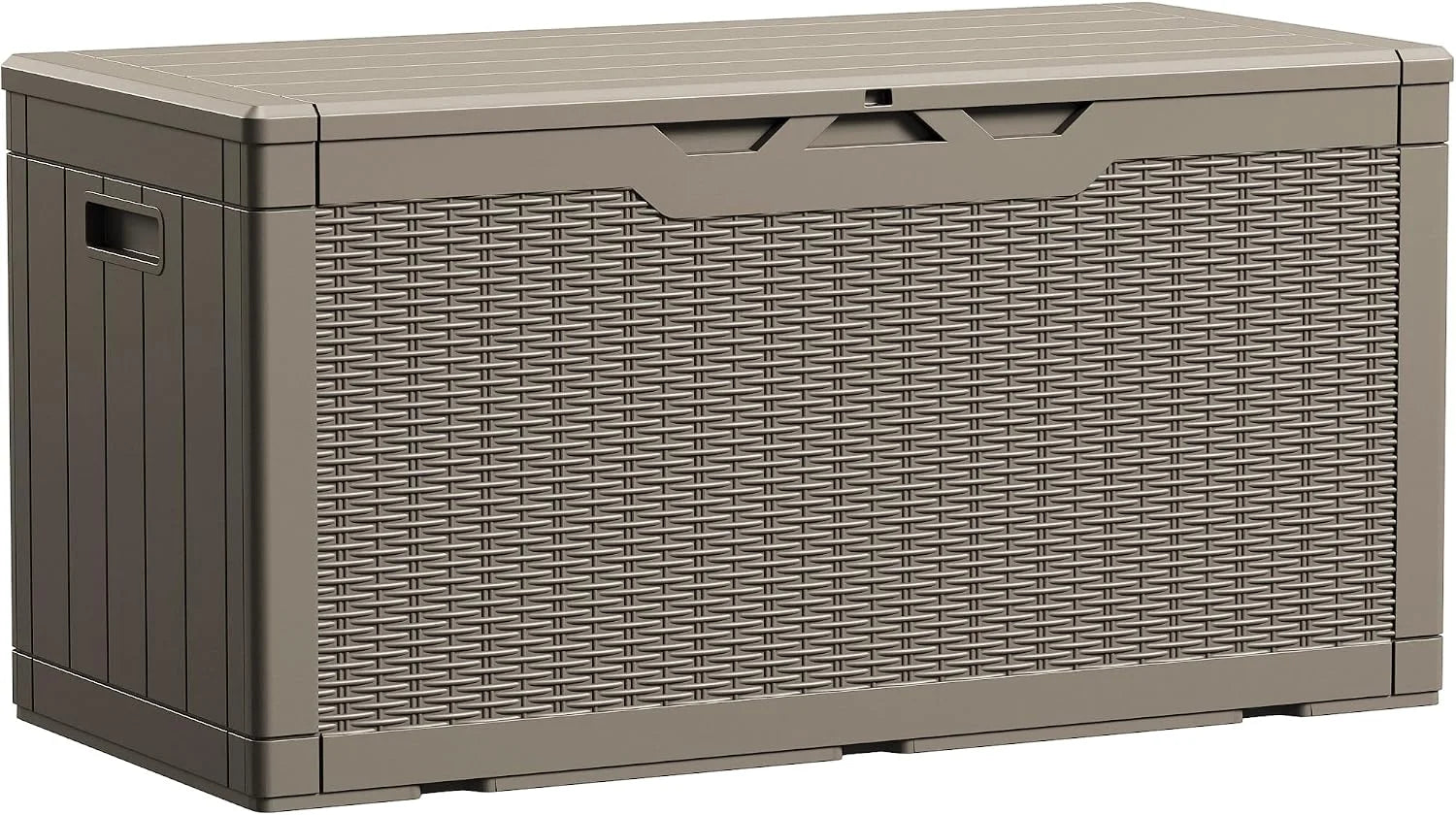 Discount Devoko 100 Gallon Waterproof Resin Deck Box, Large Outdoor Storage Box - Image 3