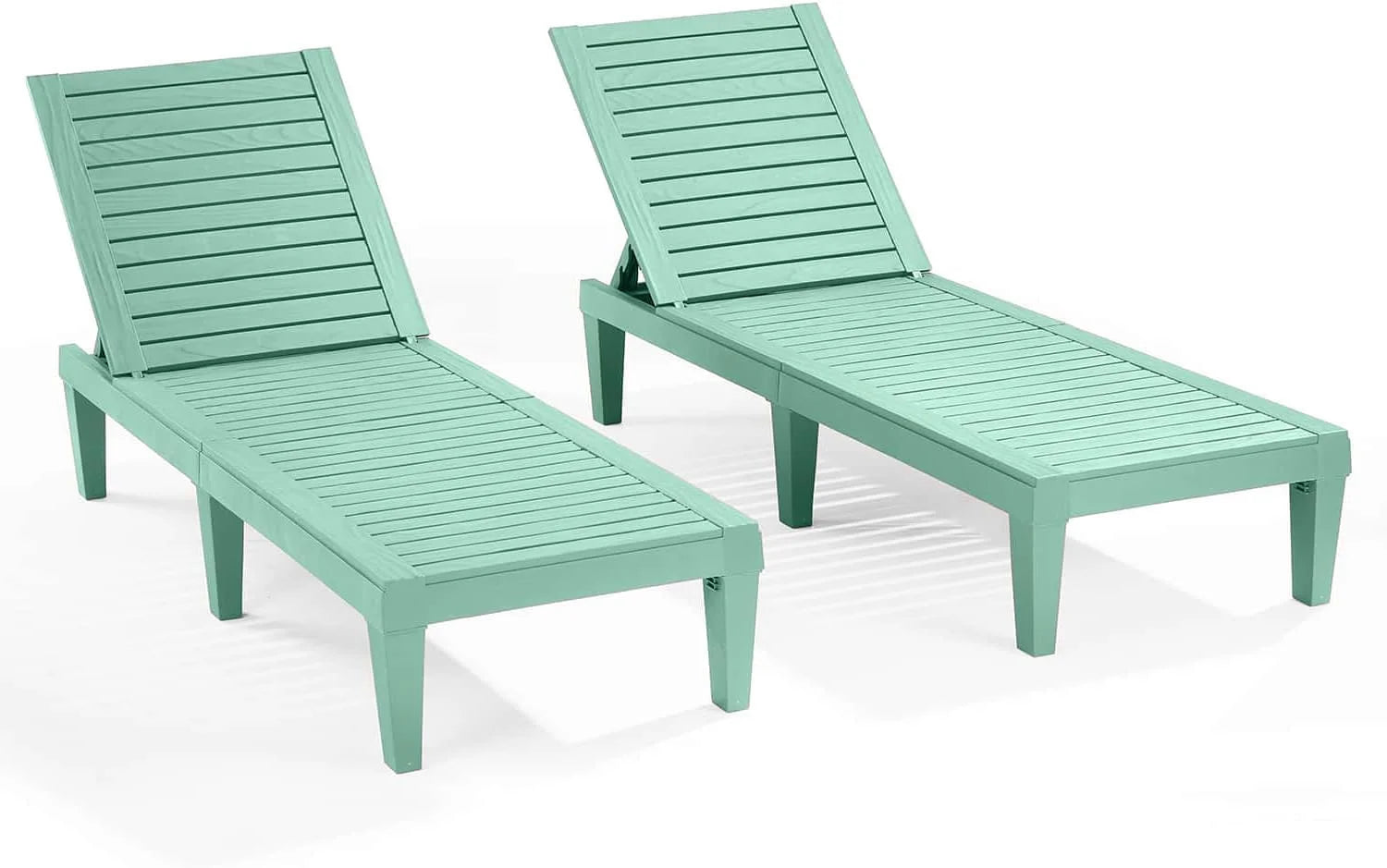 Lumi Discount Nestl Lounge Chair Outdoor, Tanning Chair, Chaise Lounge Outdoor Set of 2, 5 Adjustable Positions - Image 9
