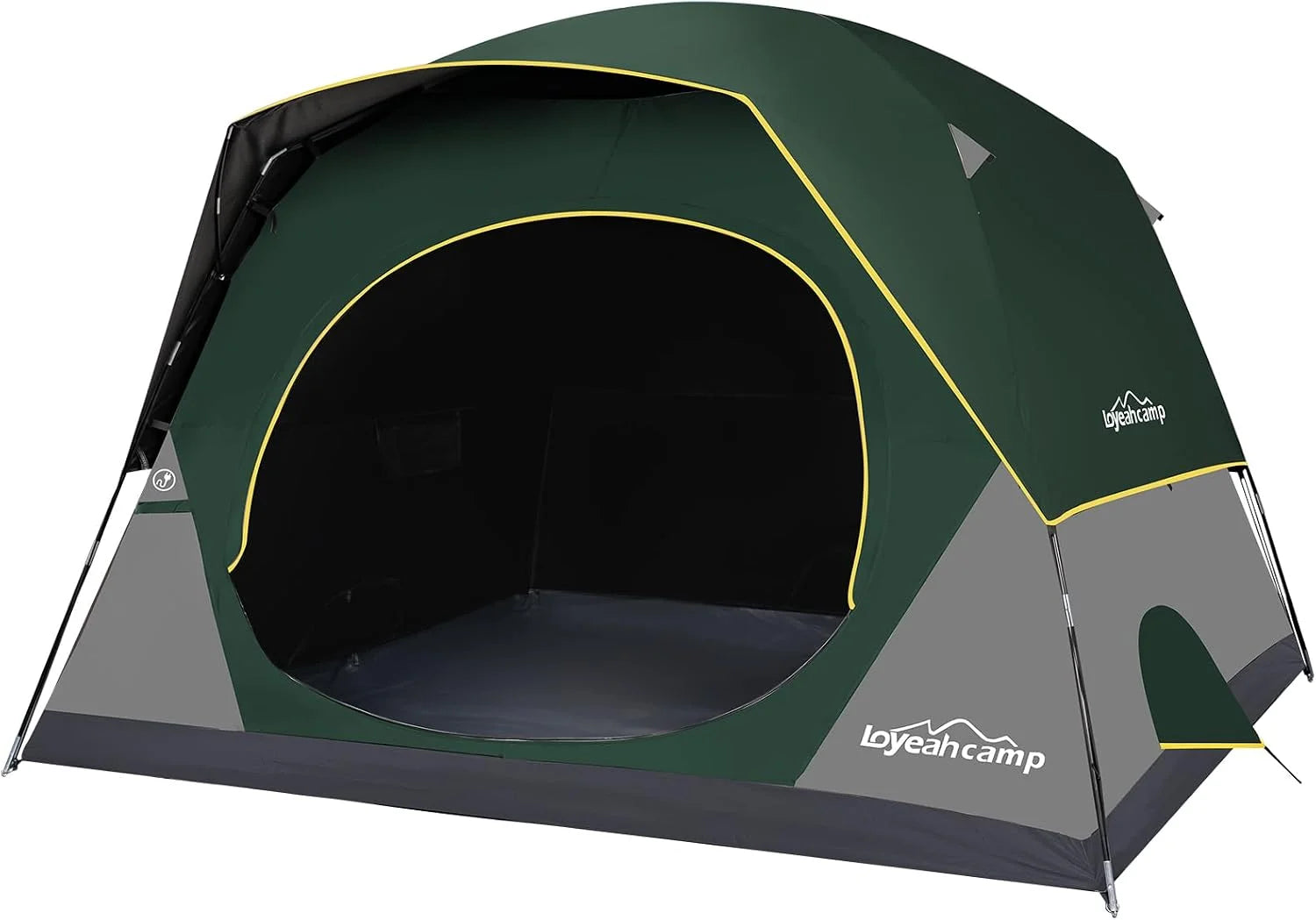 Lumi Discount Tent 4/6 Person Blackout Camping Tent with Rainfly, Waterproof Portable Double Layer Family Dome Tent - Image 5