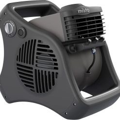 Lumi Discount Lasko Misto Outdoor Misting Blower Fan, for Sports, Camping, Decks & Patios, 3 Speeds, 15, Black, 7050