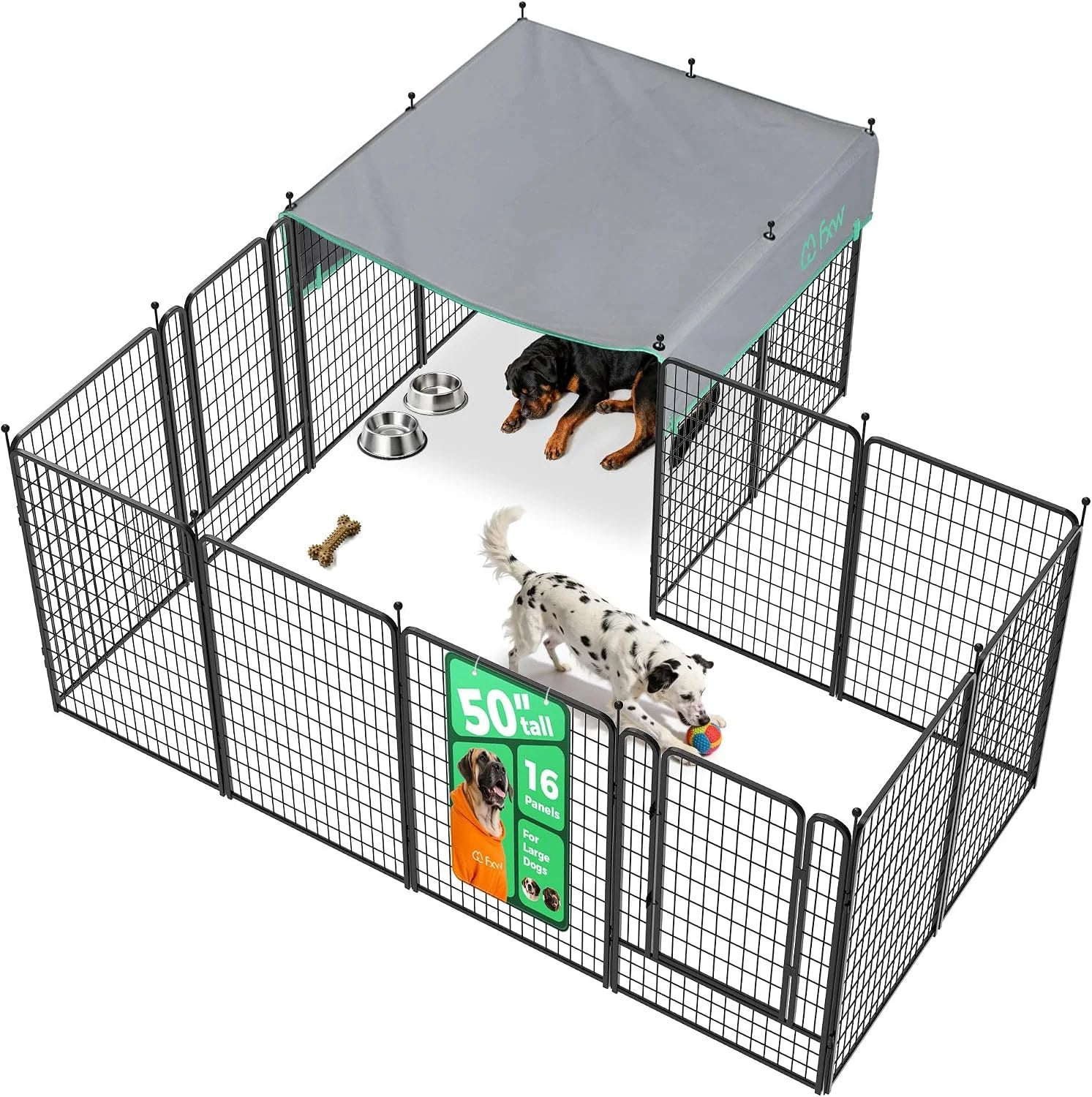 Discount Rollick Dog Playpen, Indoor, 24 H, 8 Panels - Image 12