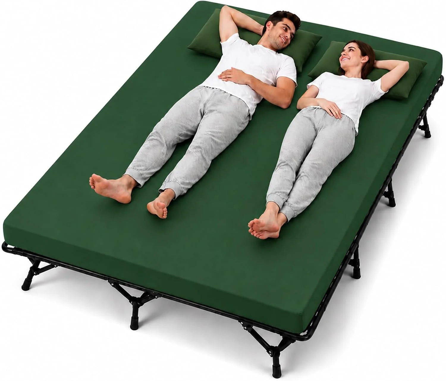 Discount CYMULA Camping Cot Pad 2 Inch Memory Foam, Camping Pad for Folding Cot and Foldable Cot, Portable Roll Up Camp Gear - Image 14