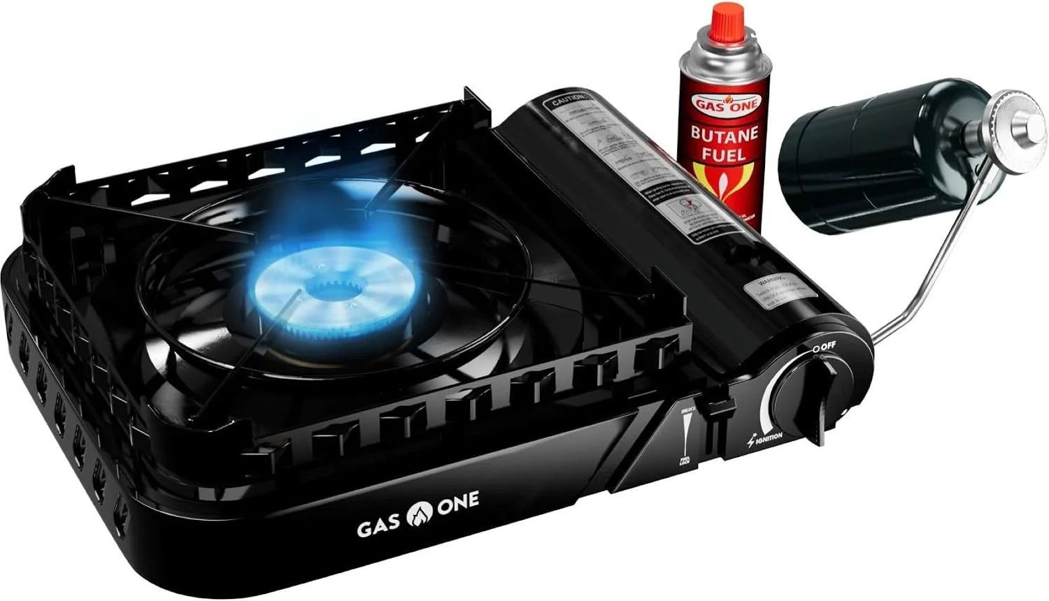 Discount 15, 000 BTU Propane or Butane Stove Dual Fuel Stove Portable Camping Stove