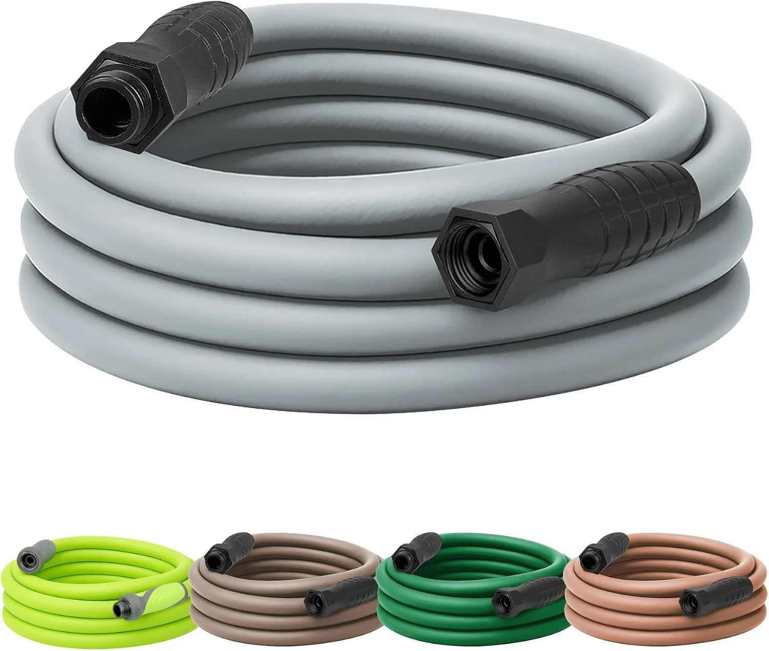 Lumi Discount Garden Hose 5/8 in. x 100 ft., Lightweight All-Weather Water Hose, Durable and Flexible, Leak-Free Connections - Image 56