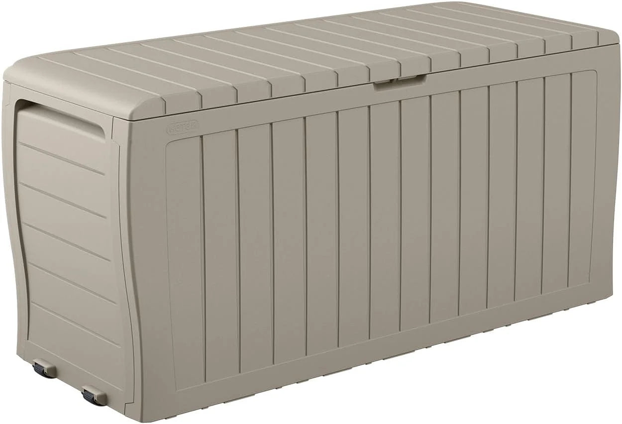 Lumi Discount Marvel Plus 71 Gallon Resin Deck Box-Organization and Storage for Patio Storage Box Outdoor Cushions - Image 2