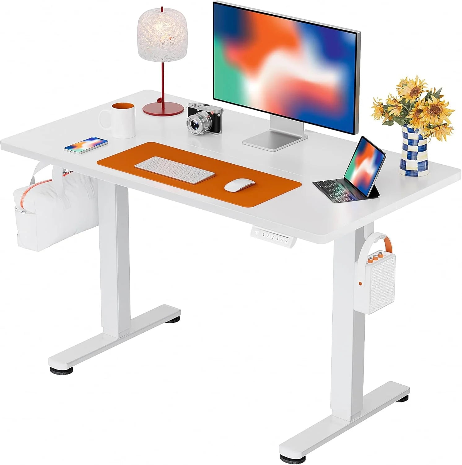 Discount Height Adjustable Electric Standing Desk, 48 x 24 Inches Sit Stand up Desk - Image 4