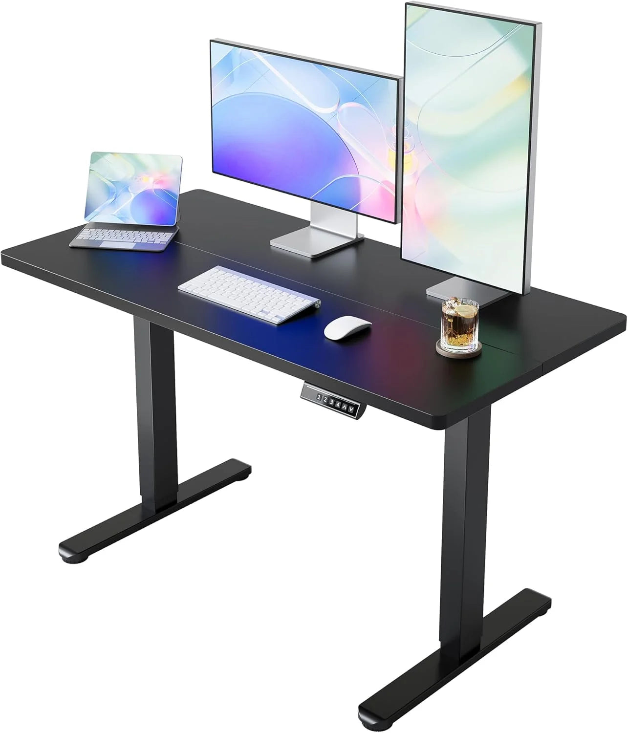 Lumi Discount HUANUO 32 Small Electric Standing Desk Adjustable Height, 4 Memory Height Settings - Image 19