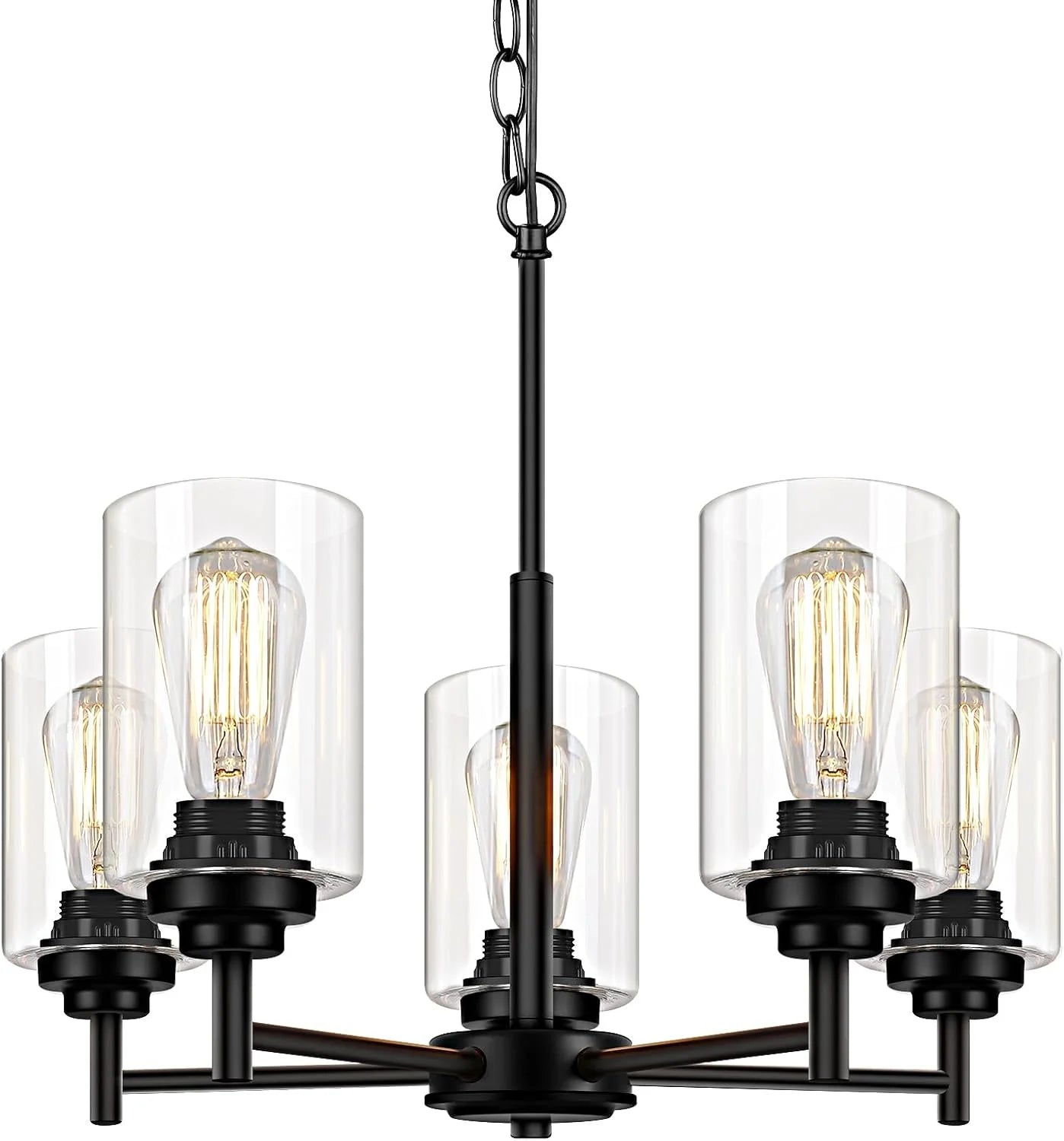 Discount 33.5” Dia 8-Light Chandelier for Dining Room Kitchen Island - Image 9