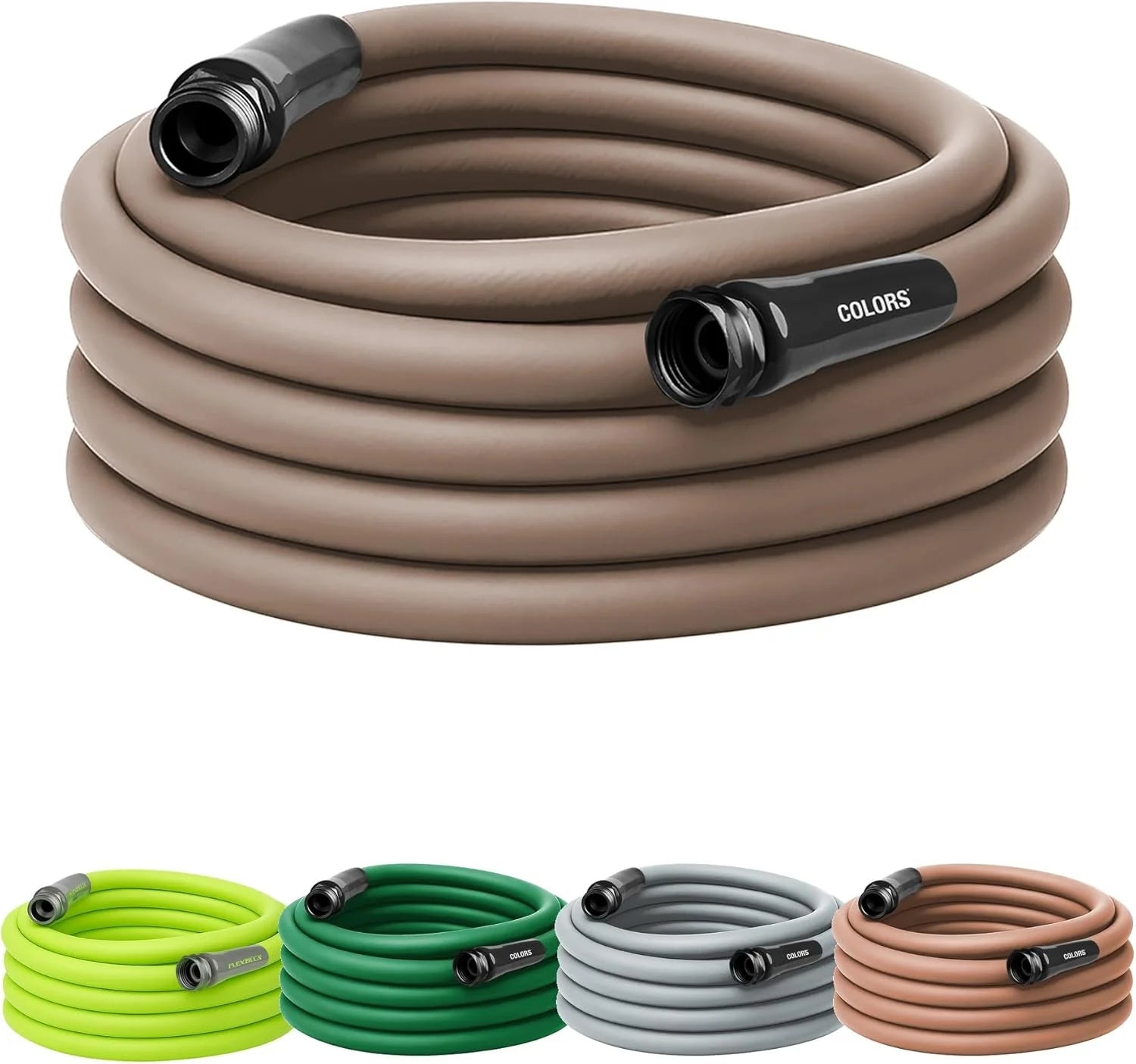 Lumi Discount Garden Hose 5/8 in. x 100 ft., Lightweight All-Weather Water Hose, Durable and Flexible, Leak-Free Connections - Image 47